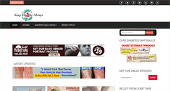 Desktop Screenshot of keephealthyalways.com