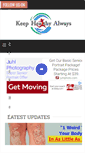 Mobile Screenshot of keephealthyalways.com